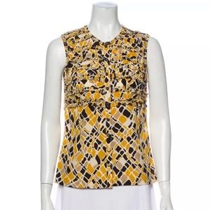 Tory Burch Silk Tank Top -sleeveless size 2